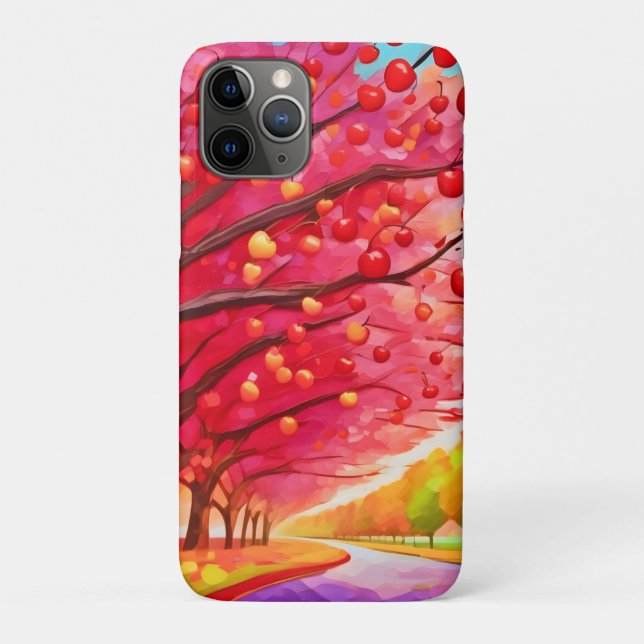 Funda De Case-Mate Para iPhone Cherry Tree Lane (Reverso)