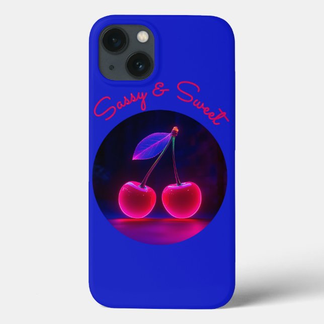 Funda De Case-Mate Para iPhone Cherrylicious Sassy - dulce y audaz (Reverso)