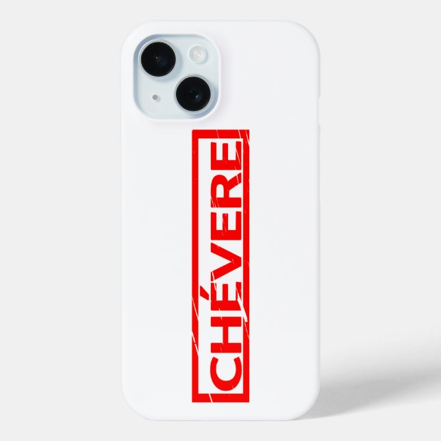 Funda De Case-Mate Para iPhone Chévere Stamp (Reverso )