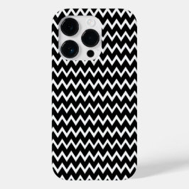Funda Para iPhone 14 Pro De Case-Mate Chevron Blanco Y Negro