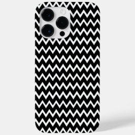 Funda Para iPhone 14 Pro Max De Case-Mate Chevron Blanco Y Negro