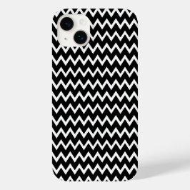 Funda Para iPhone 14 Plus De Case-Mate Chevron Blanco Y Negro