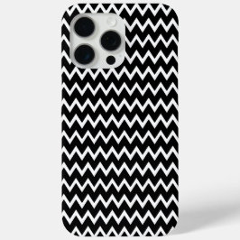 Funda Para iPhone 15 Pro Max Chevron Blanco Y Negro