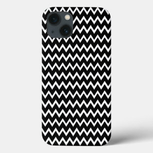 Funda Para iPhone 13 Chevron Blanco Y Negro