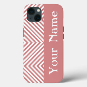 title_seo2 Chevron de diamante rosado con nombre @ Emporiomof