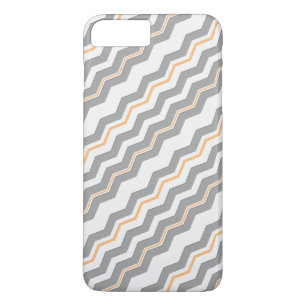 Funda Para iPhone 8 Plus/7 Plus Chevron diagonal moderno con cualquier detalle del