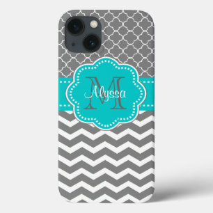 title_seo2 Chevron gris oscuro y azul personalizado