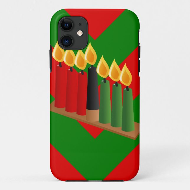 Funda De Case-Mate Para iPhone chevron kwanzaa (Reverso)