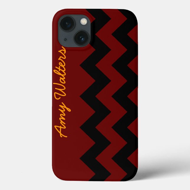 Funda De Case-Mate Para iPhone chevron personalizado (Reverso)