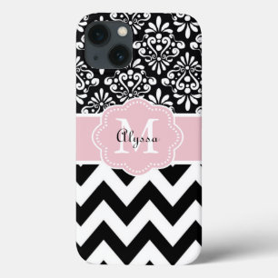 title_seo2 Chevron rosado negro personalizado
