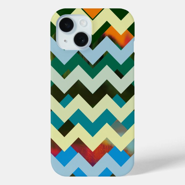 Funda De Case-Mate Para iPhone chevron - stylish patterned (Reverso )