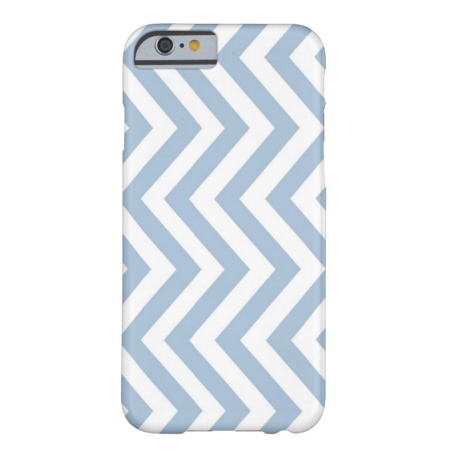 Funda De Case-Mate Para iPhone Chevron texturizado Grunge azul claro (Reverso)