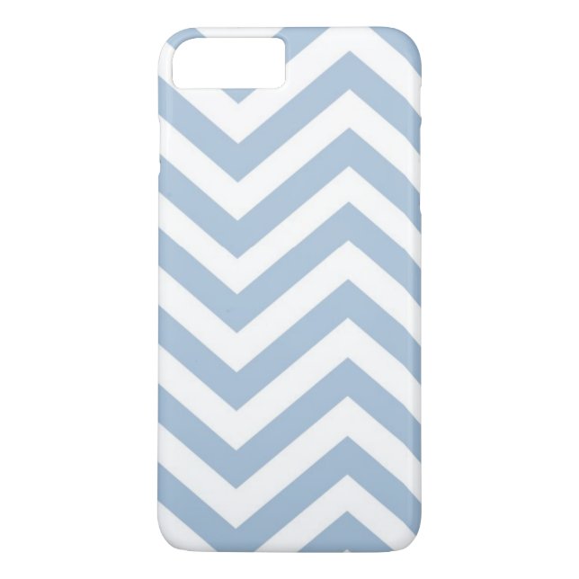 Funda De Case-Mate Para iPhone Chevron texturizado Grunge azul claro (Reverso)