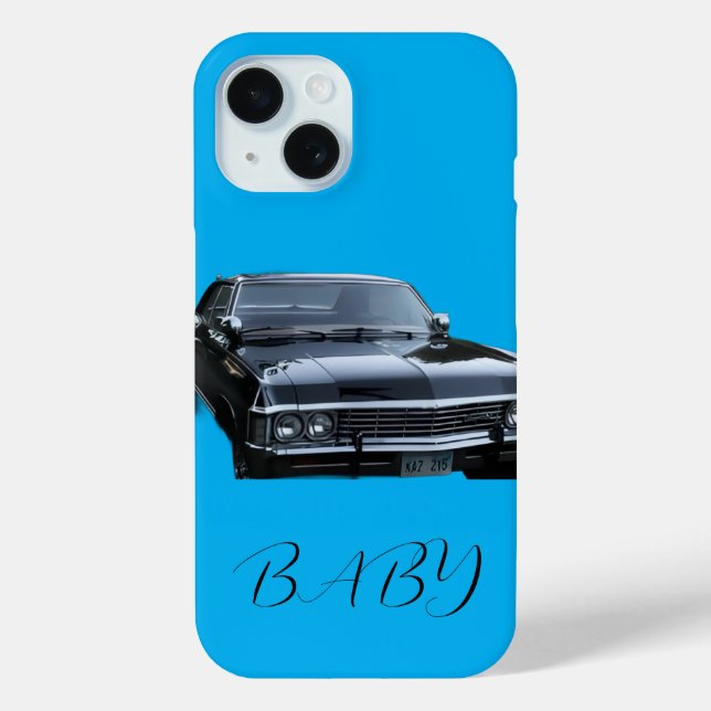 Funda De Case-Mate Para iPhone Chevy Impala, bebé (Reverso )