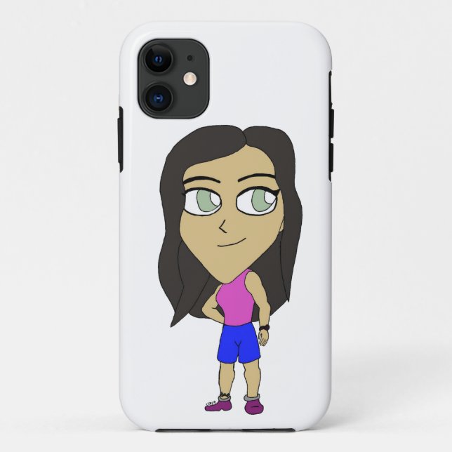 Funda De Case-Mate Para iPhone chibi  (Reverso)