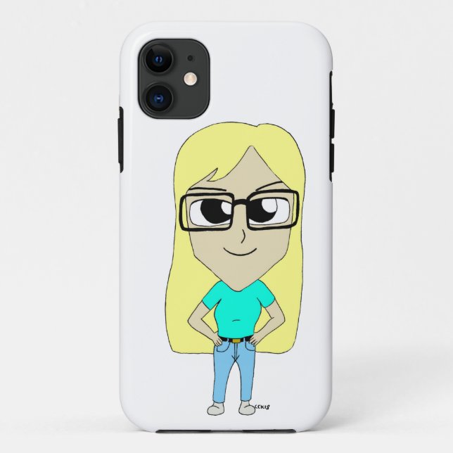 Funda De Case-Mate Para iPhone chibi (Reverso)
