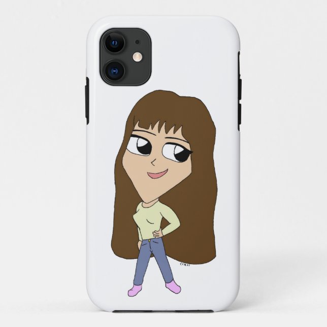 Funda De Case-Mate Para iPhone chibi (Reverso)
