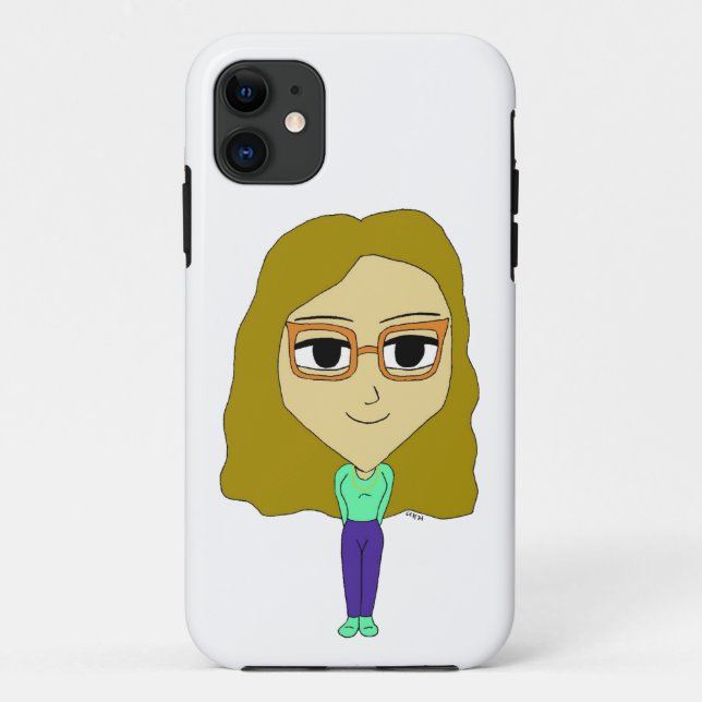 Funda De Case-Mate Para iPhone chibi (Reverso)