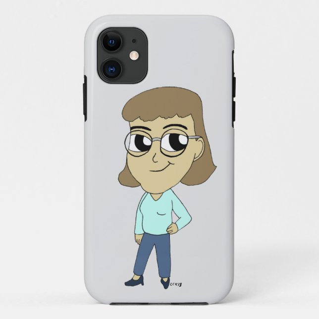 Funda De Case-Mate Para iPhone chibi (Reverso)