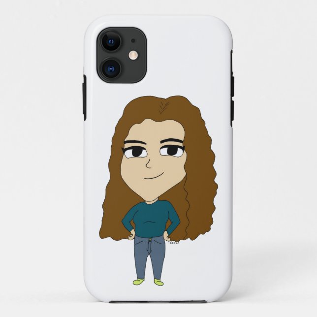 Funda De Case-Mate Para iPhone chibi (Reverso)
