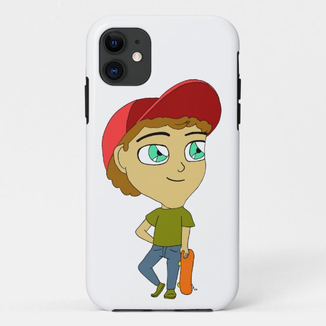 Funda De Case-Mate Para iPhone chibi (Reverso)