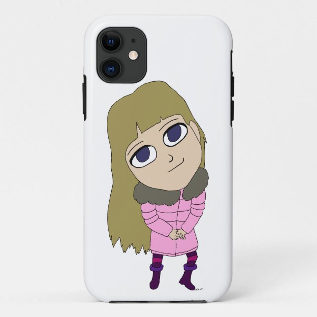 Funda De Case-Mate Para iPhone chibi (Reverso)