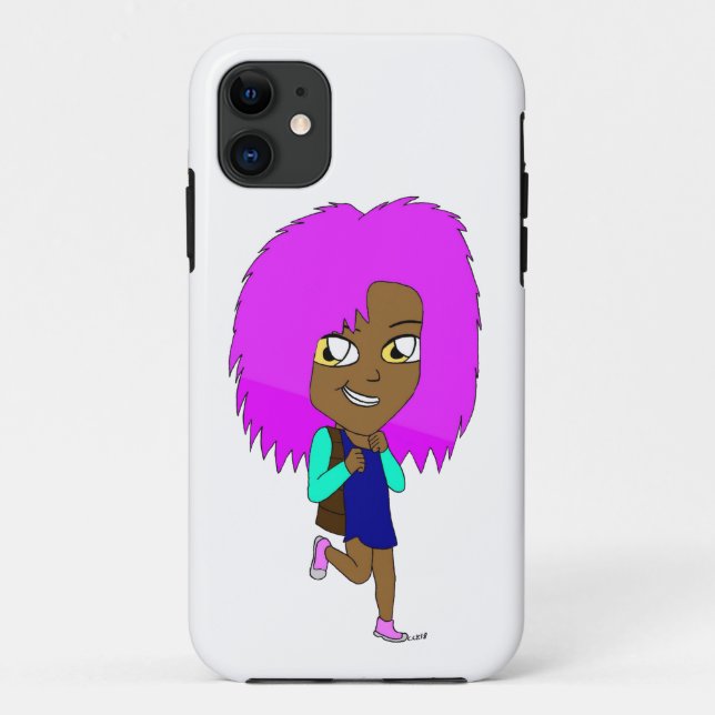 Funda De Case-Mate Para iPhone chibi (Reverso)