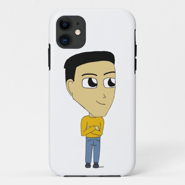 Funda De Case-Mate Para iPhone chibi (Reverso)