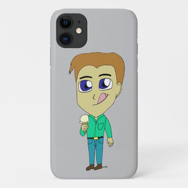 Funda De Case-Mate Para iPhone chibi (Reverso)
