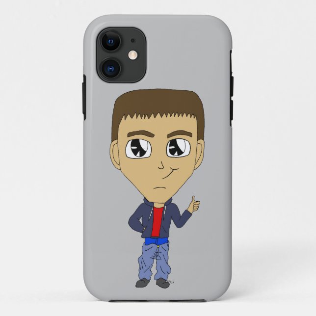 Funda De Case-Mate Para iPhone chibi (Reverso)