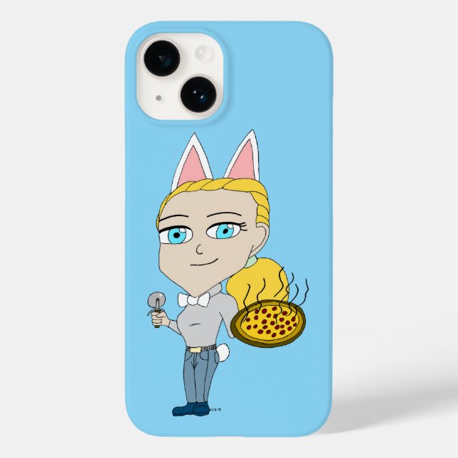Funda De Case-Mate Para iPhone chibi (Reverso )