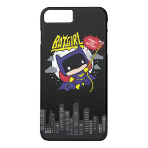 Funda Para iPhone 8 Plus/7 Plus Chibi Batgirl Preparado Para La Acción