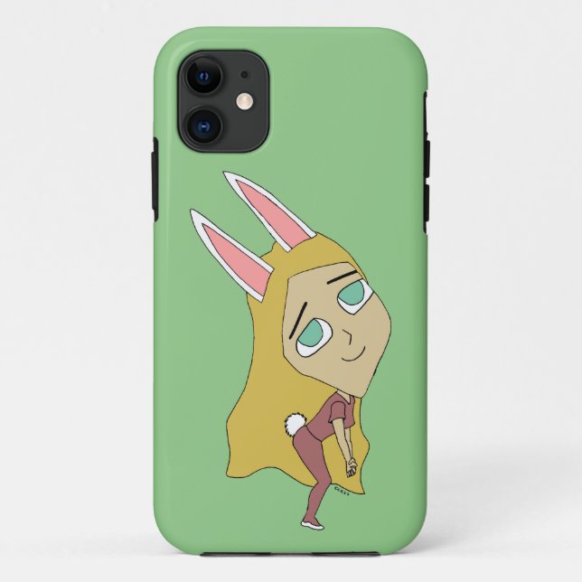 Funda De Case-Mate Para iPhone chibi bunnygirl (Reverso)