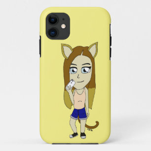 Funda Para iPhone 11 Chibi Catgirl