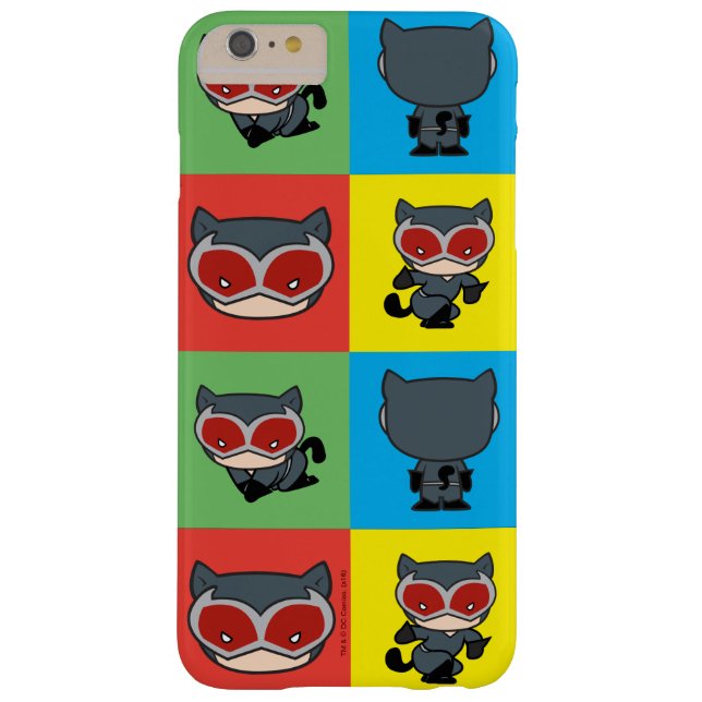 Funda De Case-Mate Para iPhone Chibi Catwoman Character Poses (Reverso)