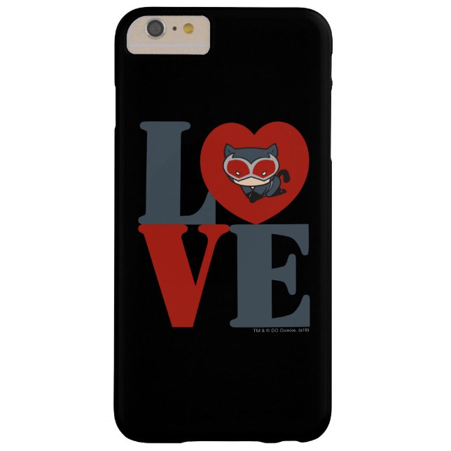 Funda De Case-Mate Para iPhone Chibi Catwoman LOVE (Reverso)