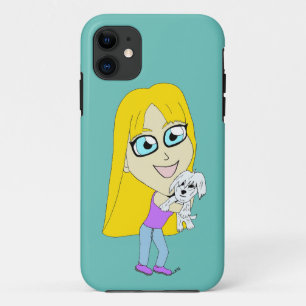 Funda Para iPhone 11 Chibi con un elemento emergente