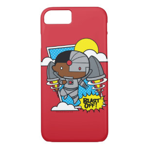 Funda Para iPhone 8/7 ¡Chibi Cyborg Blast!