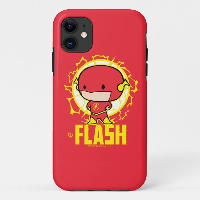 Funda De Case-Mate Para iPhone Chibi Flash Con Electricidad (Reverso)