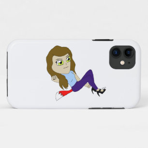 Funda Para iPhone 11 chibi foxy chica