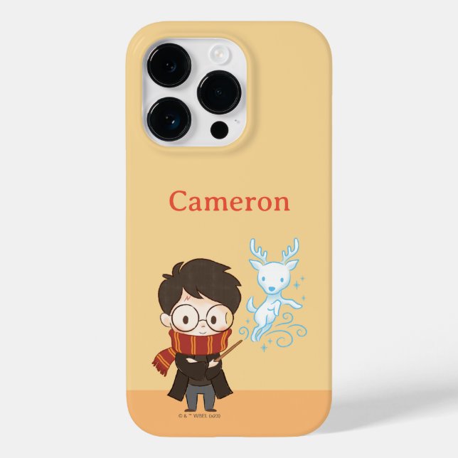 Funda De Case-Mate Para iPhone Chibi HARRY POTTER™ Patrono (Reverso )