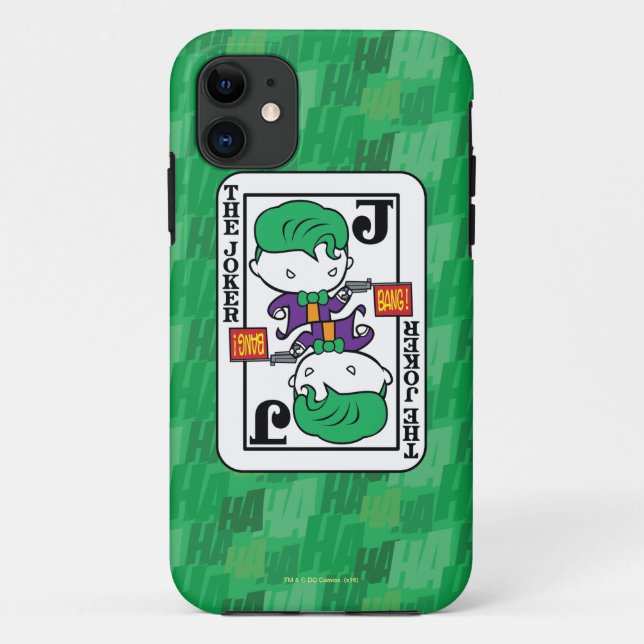 Funda De Case-Mate Para iPhone Chibi Joker Play Card (Reverso)