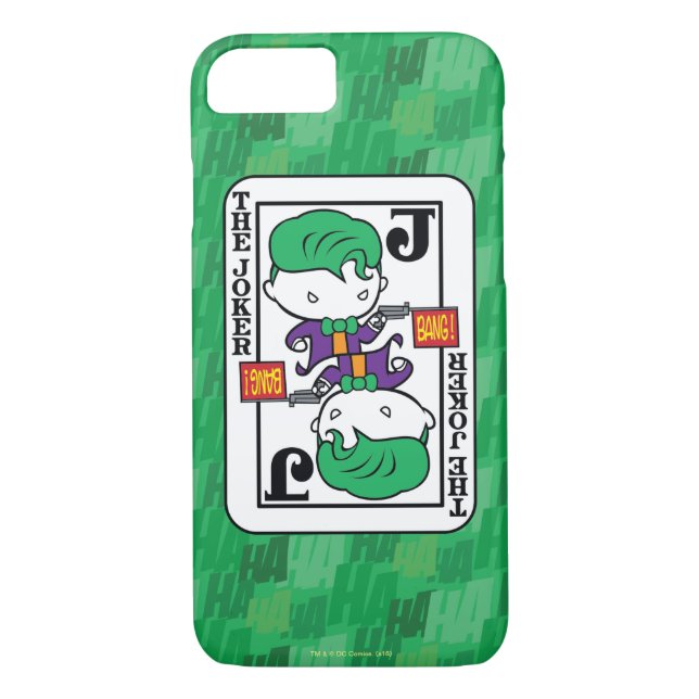 Funda De Case-Mate Para iPhone Chibi Joker Play Card (Reverso)
