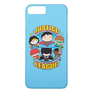 Funda Para iPhone 8 Plus/7 Plus Chibi Justice League Group
