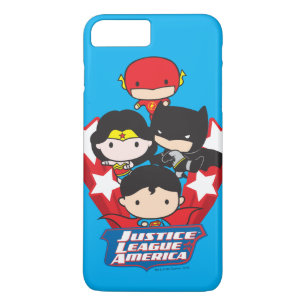 Funda Para iPhone 8 Plus/7 Plus Chibi Justice League of America Stars