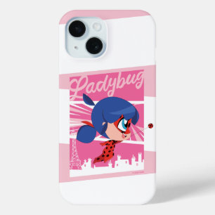 Funda Para iPhone 15 Chibi Ladybug en París
