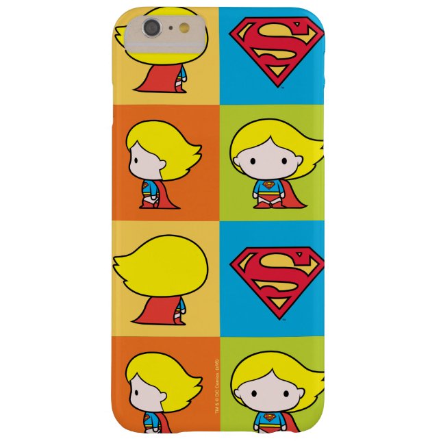 Funda De Case-Mate Para iPhone Chibi Supergirl Character Turnaround (Reverso)