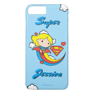 title_seo2 Chibi Supergirl Volando Arcoiris