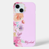 Chic Floral Acuarela Femenina - Personalizado