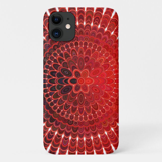 Funda De Case-Mate Para iPhone Chic Moderno Femenino Elegante Tendencia Naranja M (Reverso)